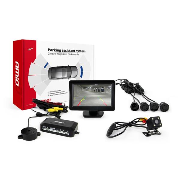 Zestaw Czujników Parkowania Tft01 4,3" Z Kamerą Hd