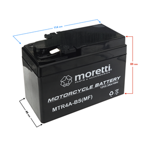 Akumulator Moretti Agm (Gel) Mtr4A-Bs