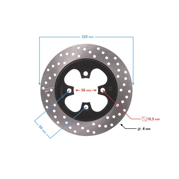 Tarcza Hamulcowa Tylna Do Classic 125 Na Wtrysk