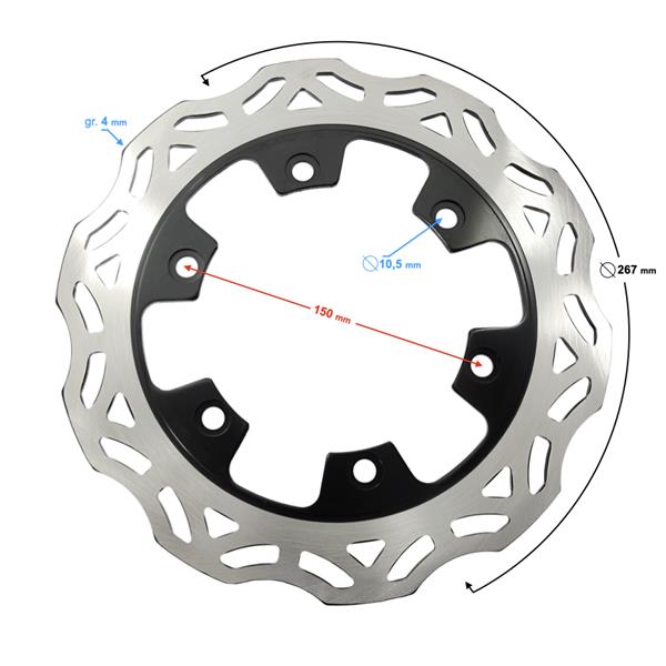 Tarcza Hamulcowa Przód Hyper 125
