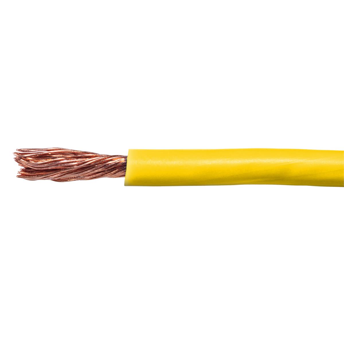 Przewód Jednożyłowy Źółty / Cable CCA 1x1mm 100m
