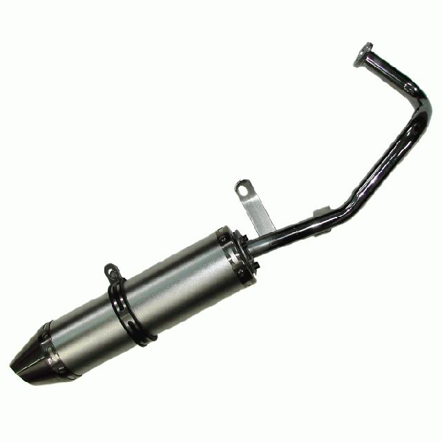 Tłumik Power Force Tuning Gy6 4T Tune-Ex Srebrny