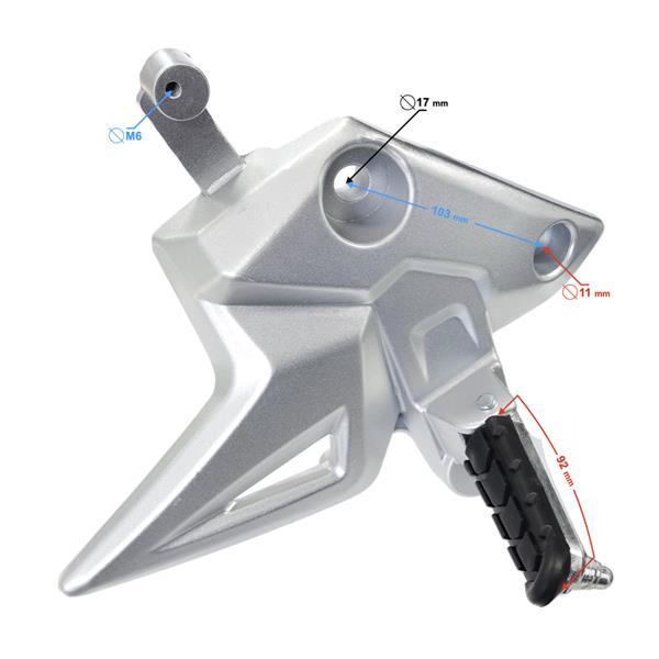 Podnóżek Przód Prawy Gt 125