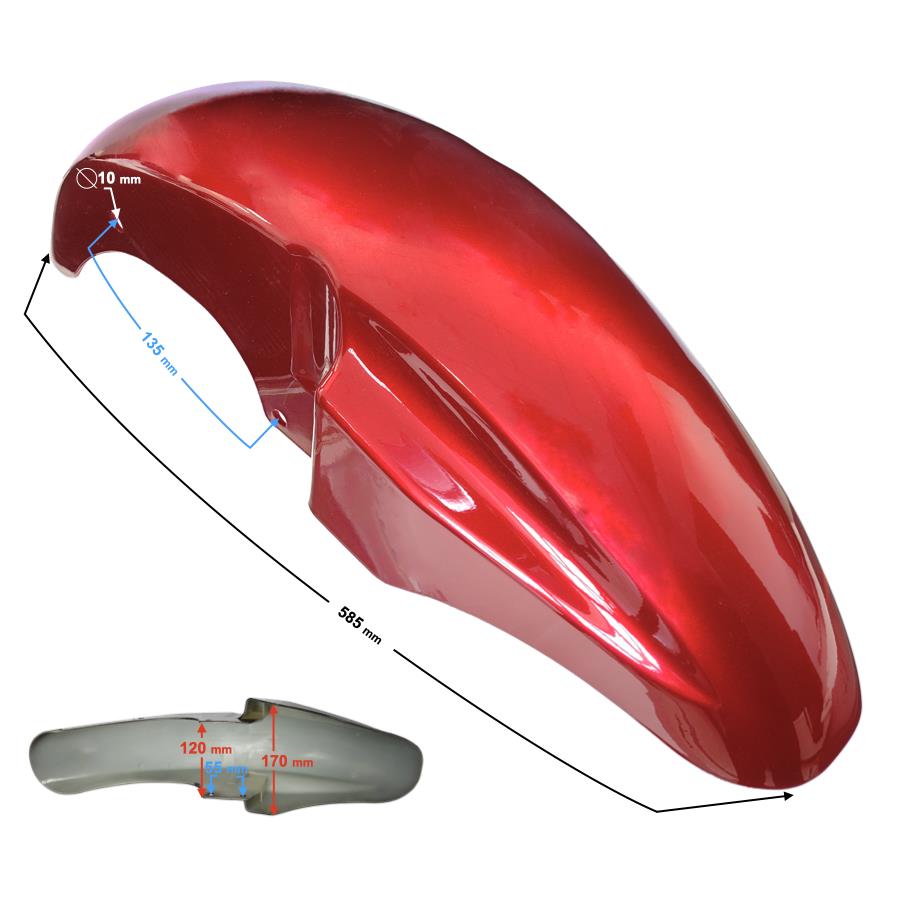 Obudowa Błotnik Przedni Czerwony Volcano 50