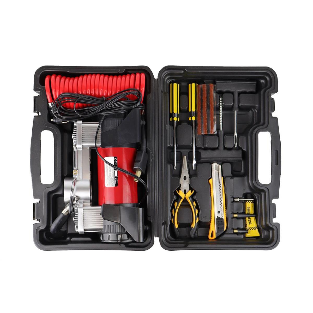 Kompresor Samochodowy Acomp-18 Metalowy 2 Cylindry