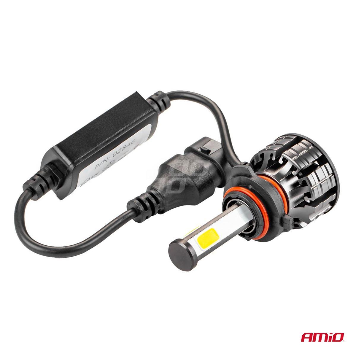 Żarówki Samochodowe Led Cob 4Side Amio Hb3 Amio-02