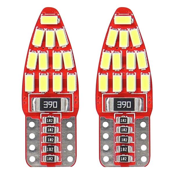 Żarówki Led Canbus 24Smd 3014 T10E W5W Boczne Whit