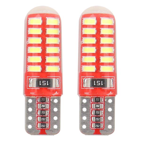 Żarówki Led Canbus 24Smd 3014 T10E W5W Silca White
