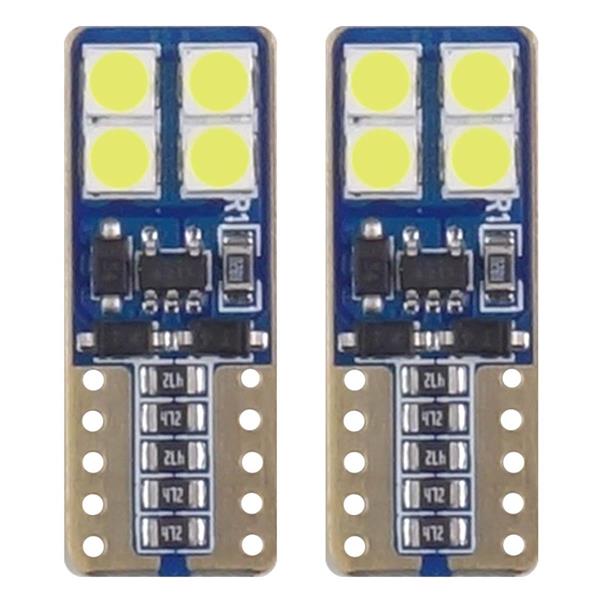 Żarówki Led Canbus 8Smd 2835 T10E W5W White 12V 24