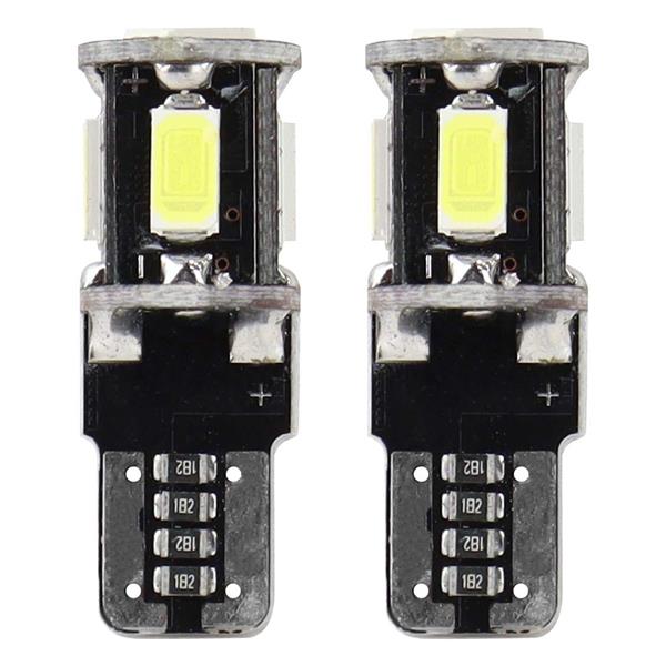 Żarówki Led Canbus 5Smd 5730 T10 W5W White Amio-01
