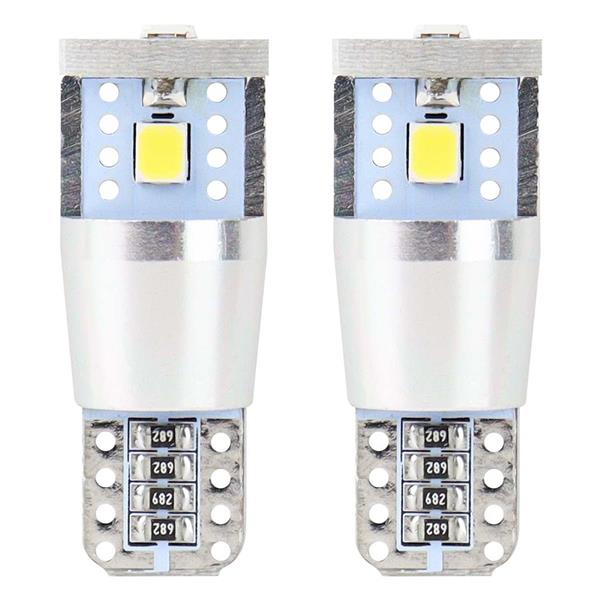 Żarówki Led Canbus 3Smd 2835 T10E W5W Alu White 12