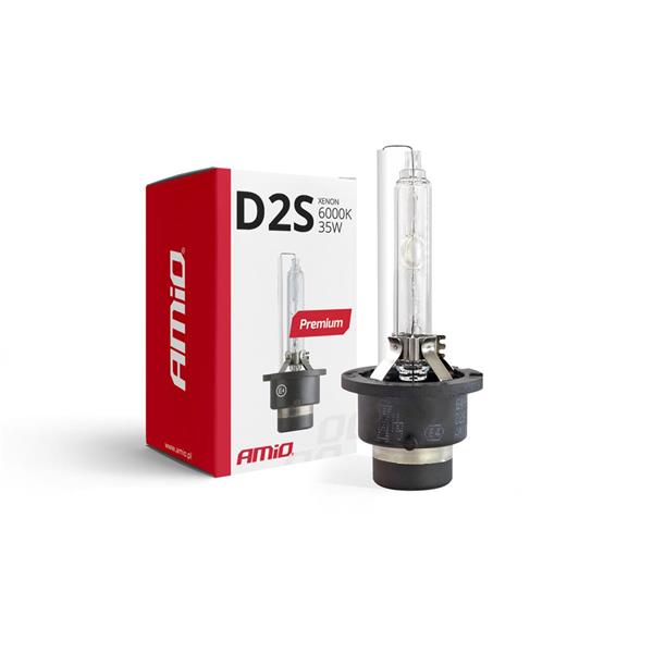 Żarówka Ksenonowa Żarnik Xenon D2S 6000K Amio Prem