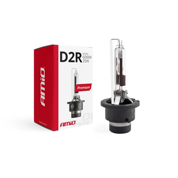 Żarówka Ksenonowa Żarnik Xenon D2R 6000K Amio Prem