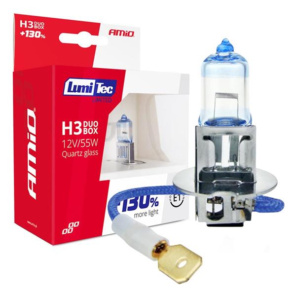 Żarówki Halogenowe H3 12V 55W Lumitec Limited +130