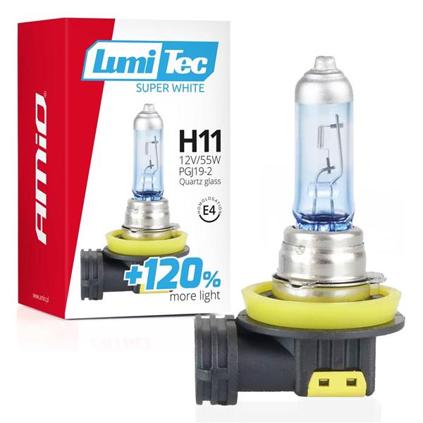 Żarówka Halogenowa H11 12V 55W Lumitec Super White