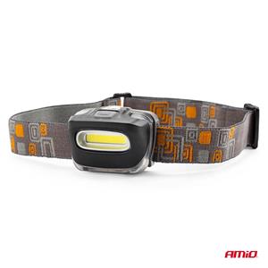 Latarka Czołowa Cob Na Baterie 3Xaaa 150Flux Ipx3 