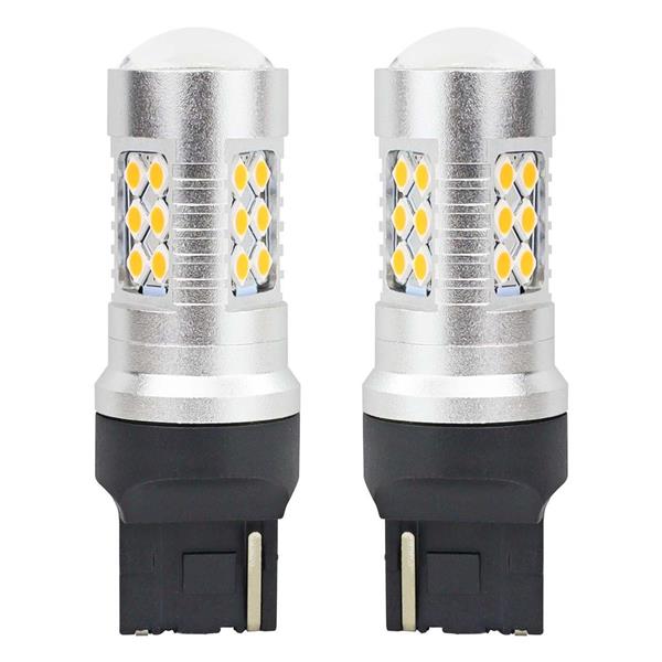 Żarówki Led Canbus 3030 24Smd T20 Wy21W Pomarańczo