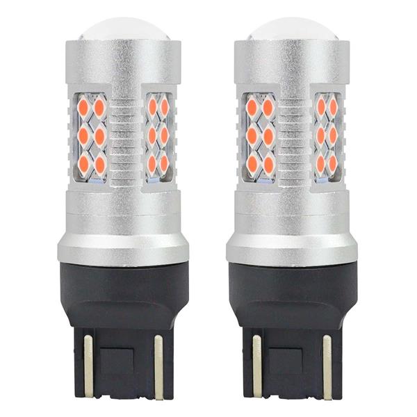 Żarówki Led Canbus 24Smd T20 Wr21/5W Red Czerwone 