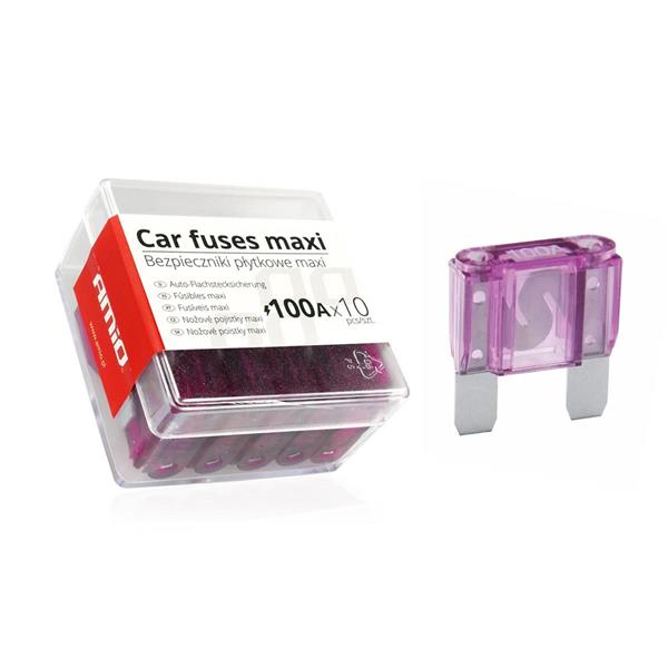 Bezpieczniki Samochodowe Maxi Pudełko 10Szt 100A