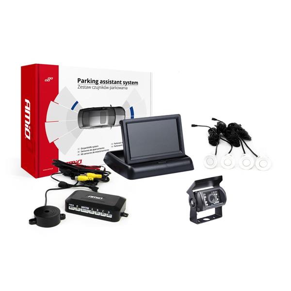 Zestaw Czujników Parkowania Tft02 4,3" Z Kamerą Hd