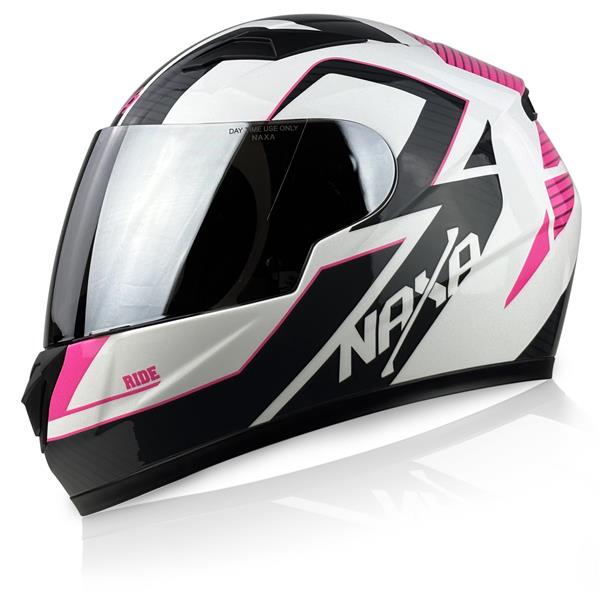 Kask Motocyklowy F34/E/YL Junior Różowy Połysk