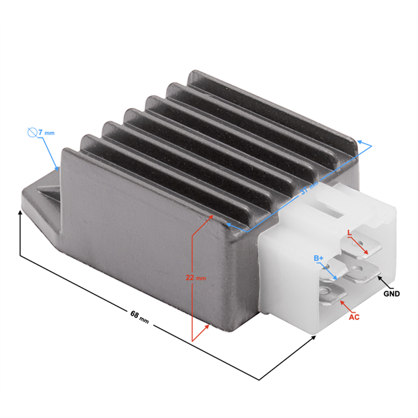 Regulator Napięcia Skuter 4T