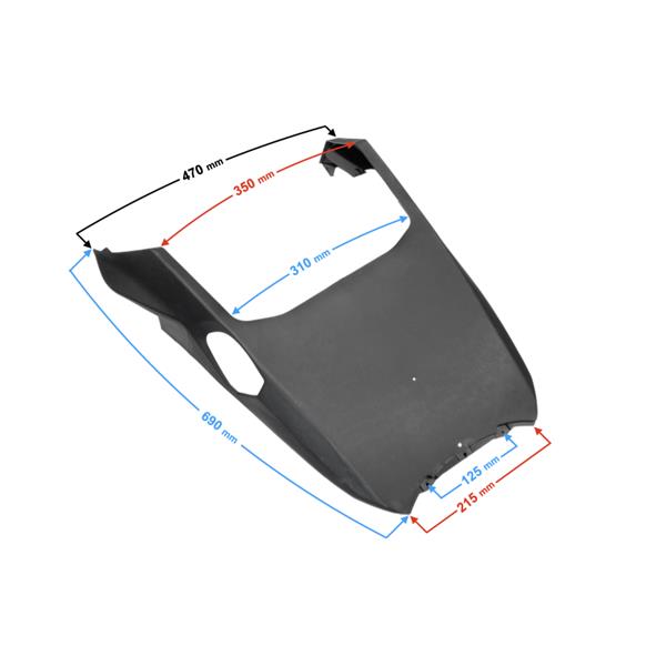 Obudowa Centralna Środek Czarna Scalpel