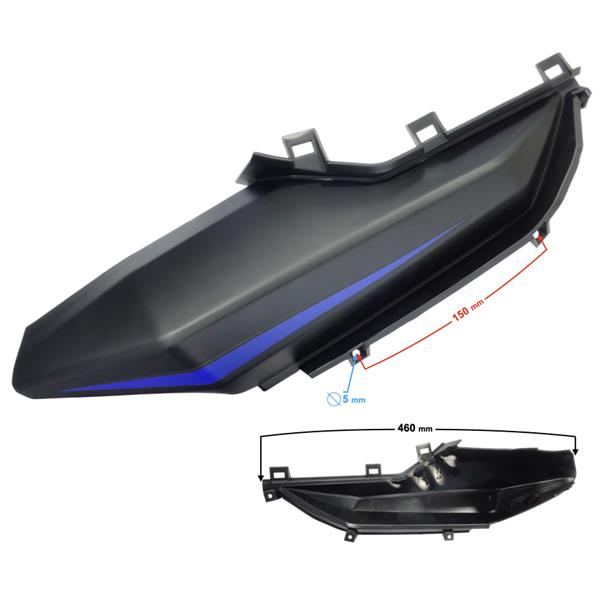 Obudowa Lewa Zbiornika Paliwa Cz.2 Niebieska Blade