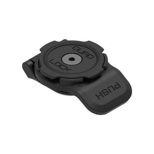 1 x Głowica z krótką dźwignią zwalniającą Quad Lock® 360 w czarnym kolorze, ze srebrnym osprzętem