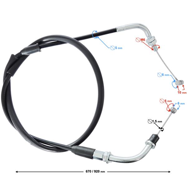 Linka Gazu Cafe Racer 50