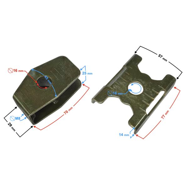 Napinacz Łańcucha Do Motoroweru  Fr 2