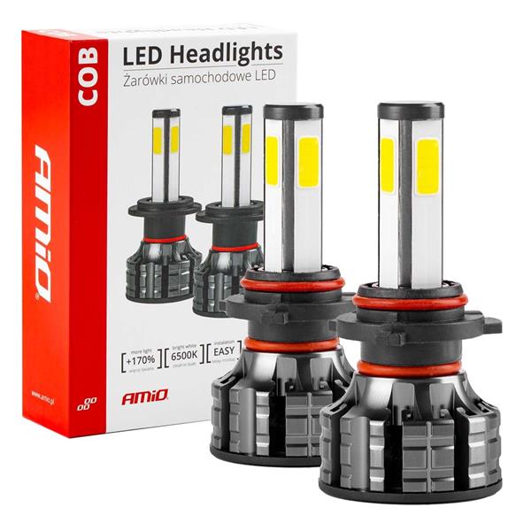 Żarówki Samochodowe Led Cob 4Side Amio Hb4 Amio-02