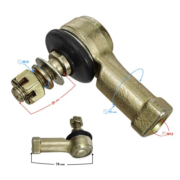 Drążek Kierowniczy 10Mm/12Mm Atv L