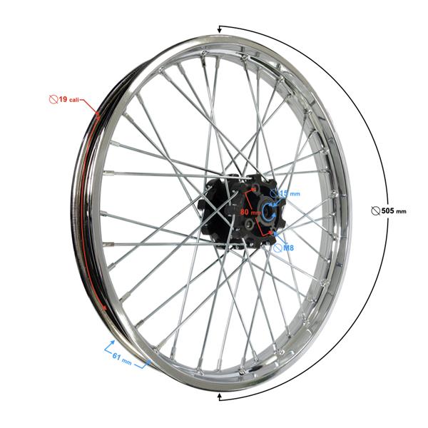 Felga Przednia Cross 19X1,4 Dirt Bike