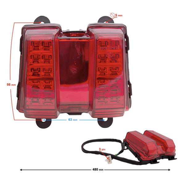 Lampa Tył Led Hyper 125