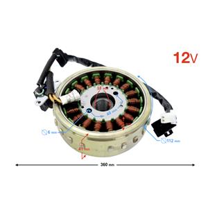 Magneto Z Iskrownikiem Falcon 125Cc Na Wtrysk