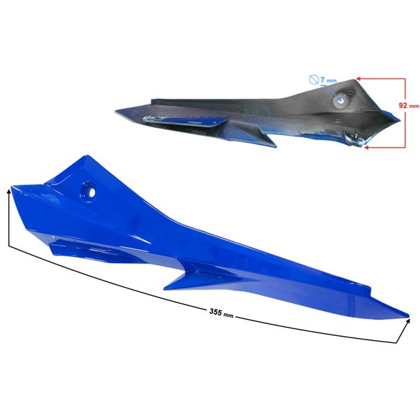 Obudowa Reflektora Lewa Cz. 3 Niebieska Gt 125
