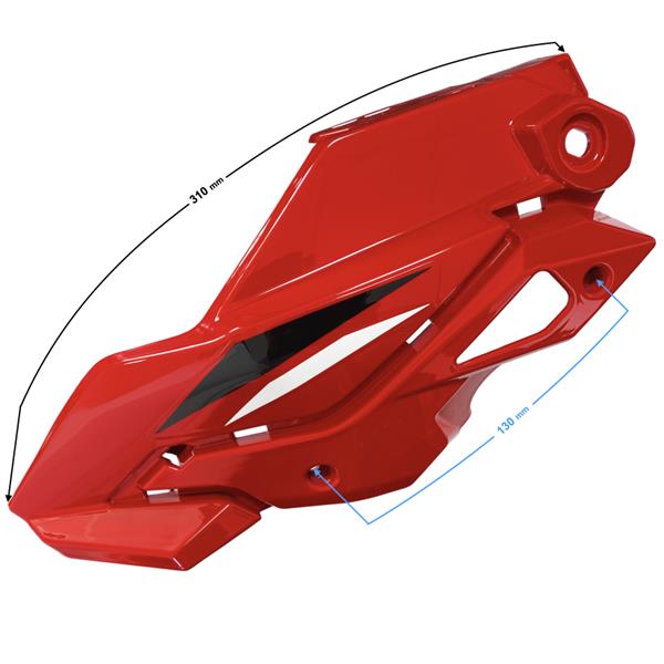 Obudowa Reflektora Lewa Cz. 1 Czerwona Gt 125