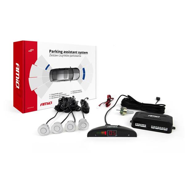 Zestaw Czujników Parkowania Cofania Led 4 Sensory 