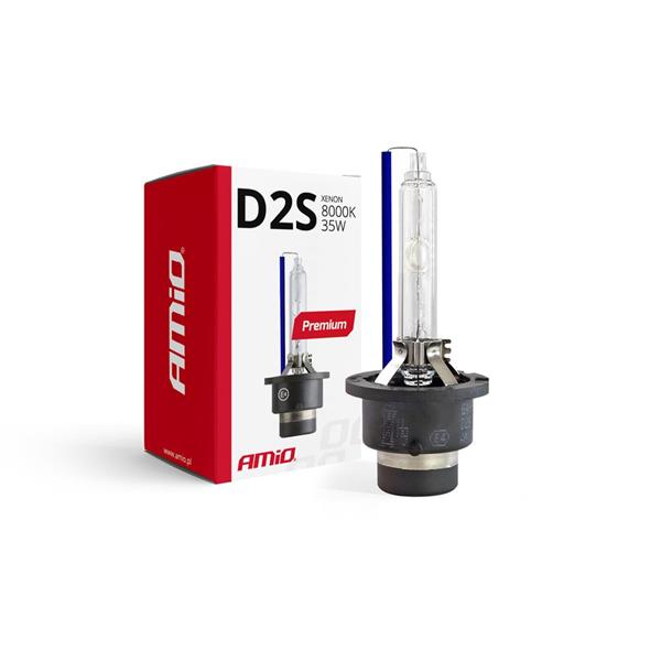 Żarówka Ksenonowa Żarnik Xenon D2S 8000K Amio Prem