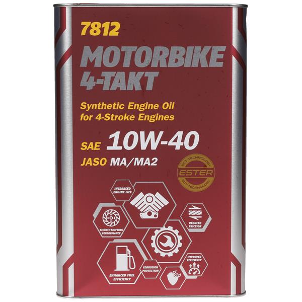 Olej Mannol 10W40 4L Motorbike 4T Ester Technology