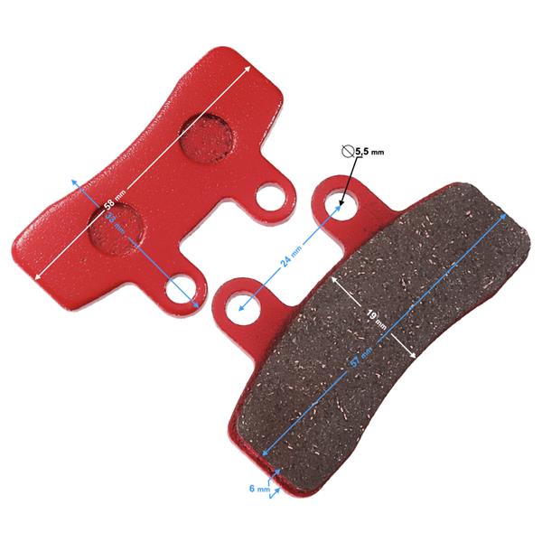 Klocki Hamulca Przód Cross 110Cc 125Cc