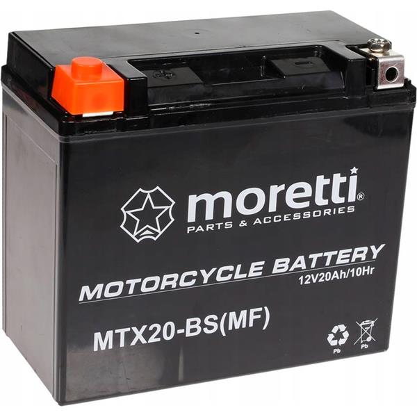 Akumulator Moretti Agm (Gel) Mtx20-Bs