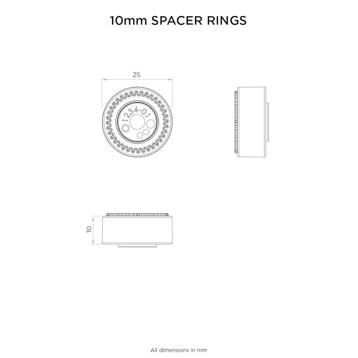 2x 10mm przekładka dystansowa
1 x Śruba M5x30mm
1 x Śruba M5x35mm