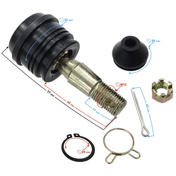 Końcówka Drążka Wahacza Atv 252