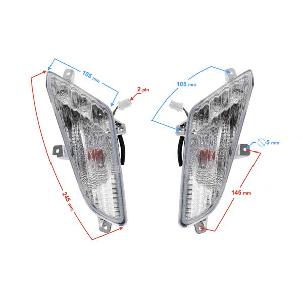 Kierunkowskazy Przednie Do Skutera Tres