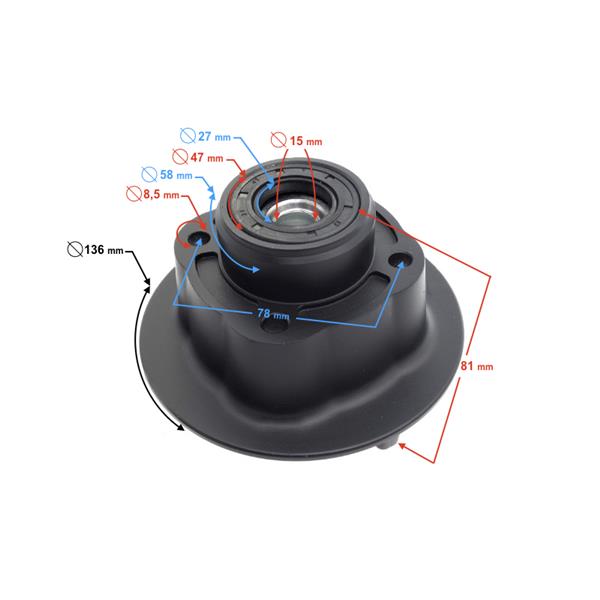 Piasta Koła Tylnego Do Motoroweru Fr 2