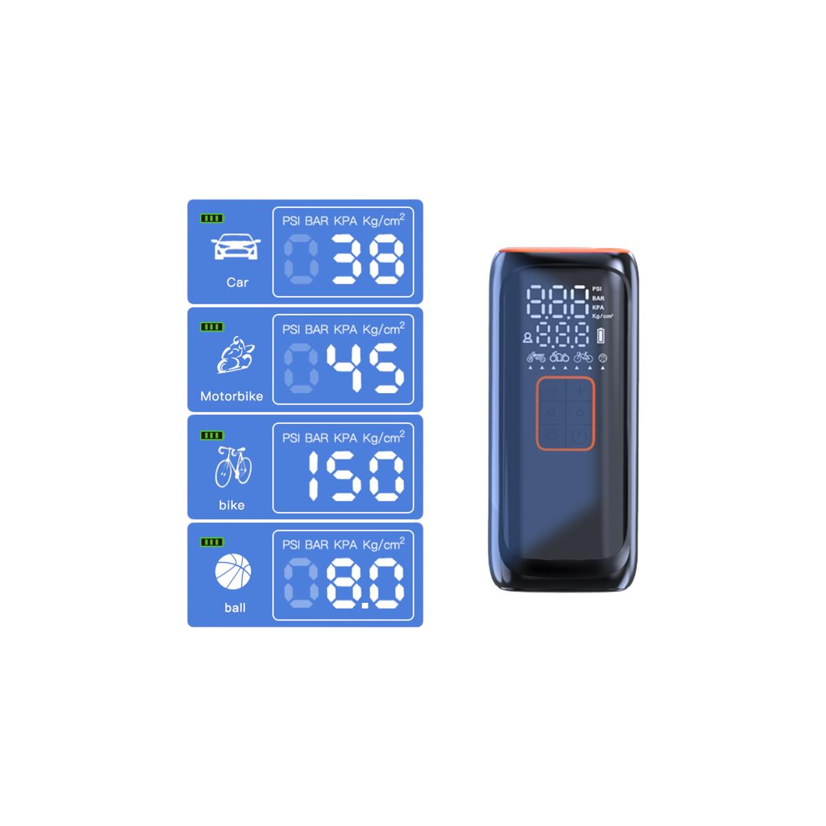 Mini Kompresor Powietrza (Pompka) Do Roweru Skutera Motocykla Samochodu