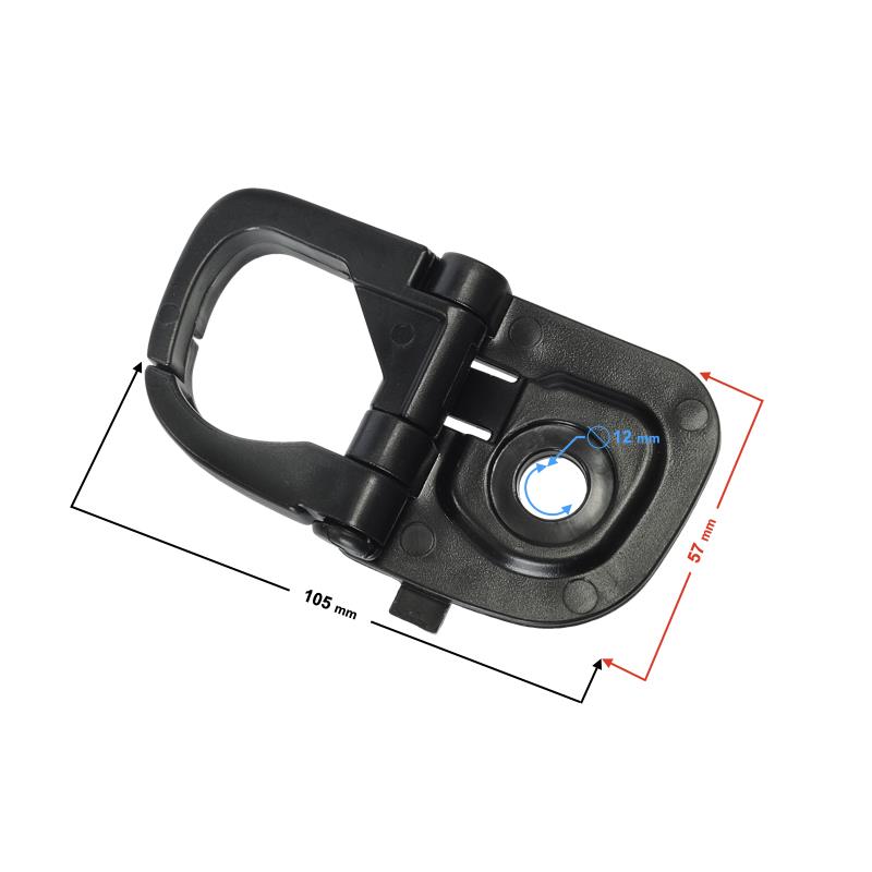 Obudowa Hak Czarny Scalpel