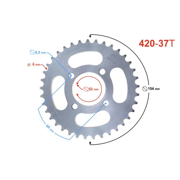 Zębatka Tylna 37/420 Do Cross 110